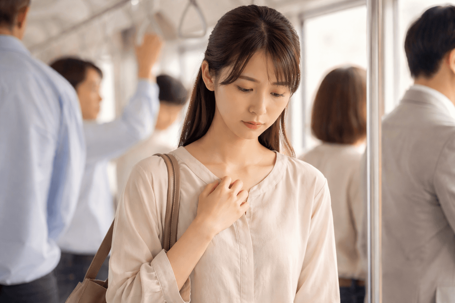 人との距離や密室での不安を静かに連想させる route image