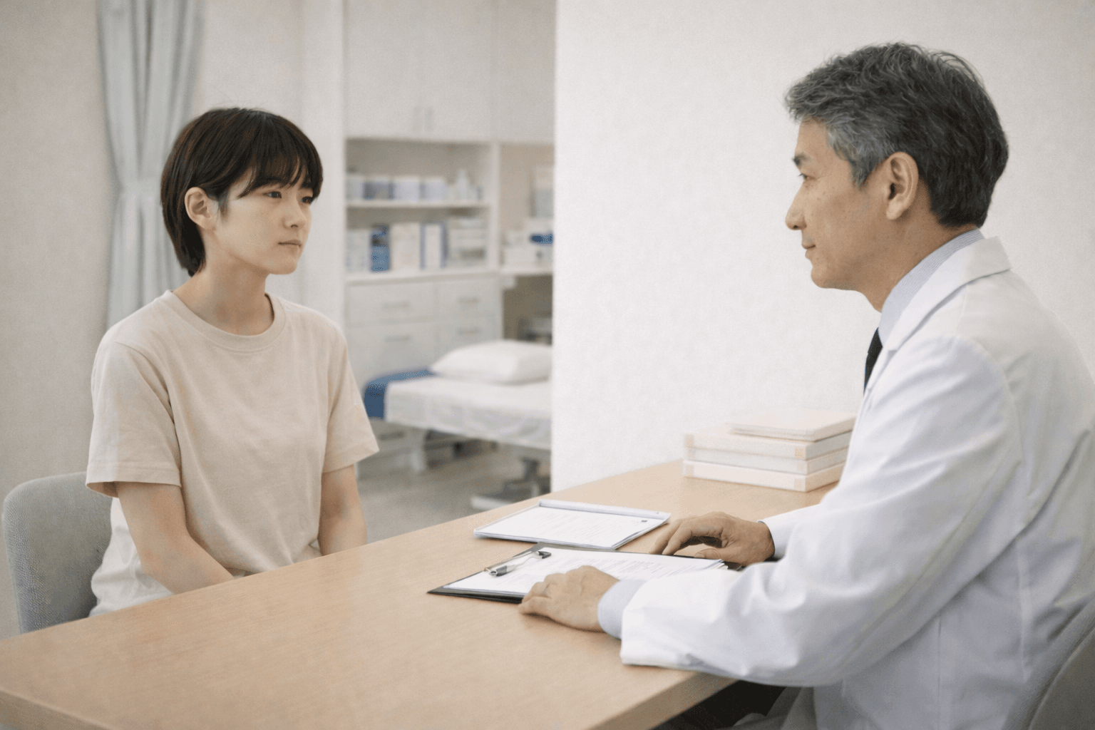 学校生活の悩みを落ち着いて相談できるクリニック相談室の support image